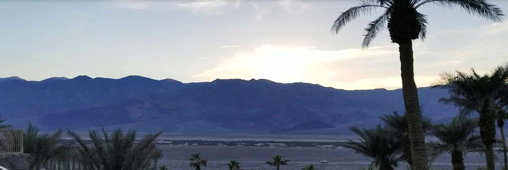 Sunset Over Death Valley National Park November 24th 2018