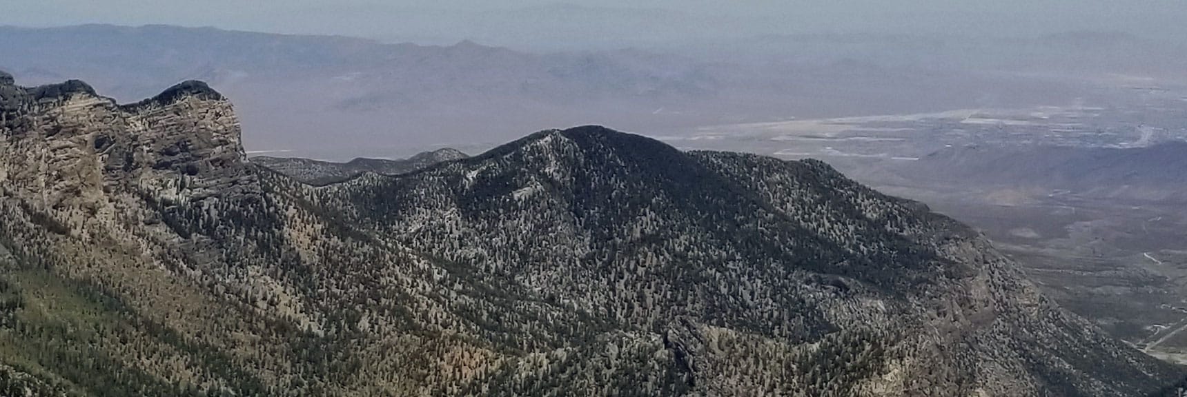 Fletcher Peak Viewed from Mt. Charleston Summit