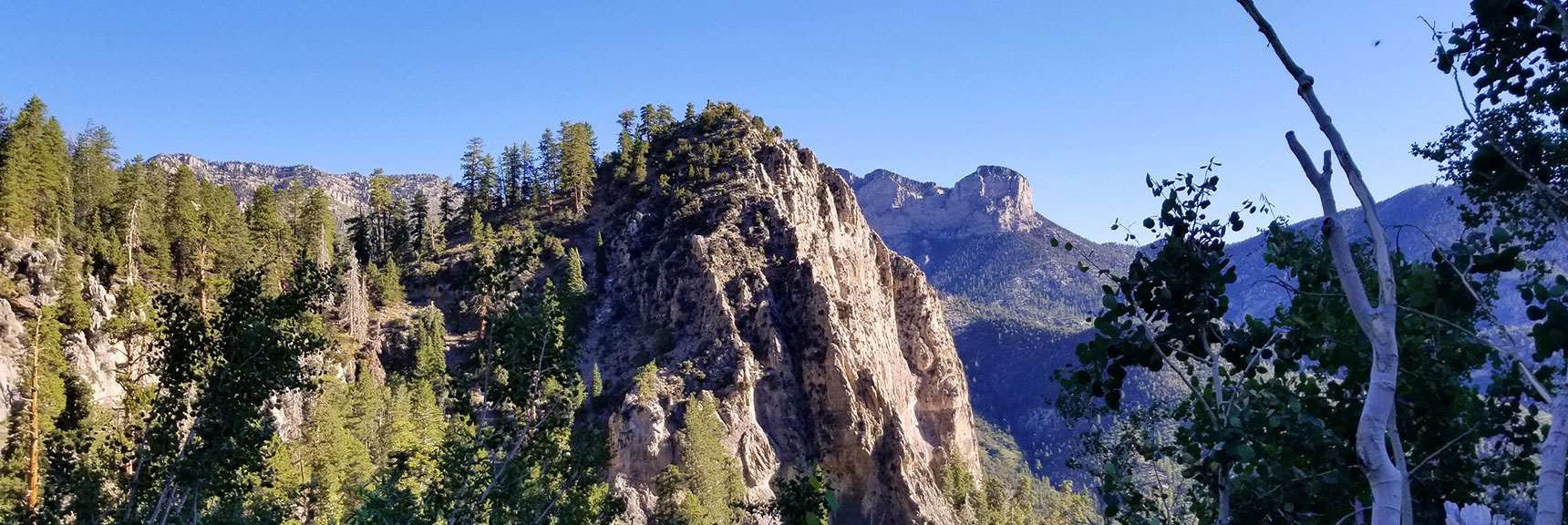Cathedral Rock Viewed from Behind (South), Mt. Charleston Wilderness, Nevada