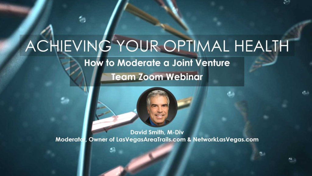 How to Moderate a Joint Venture Team Zoom Webinar, David Smith LasVegasAreaTrails.com