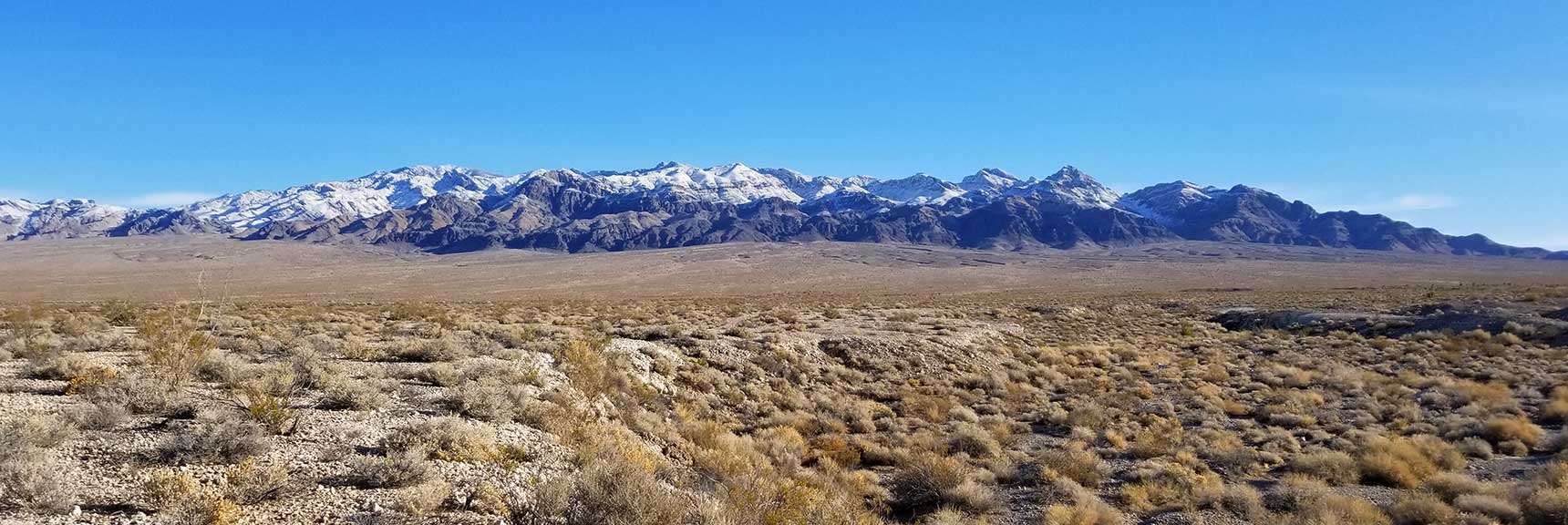 Sheep Range Viewed from The Desert National Wildlife Refuge Visitor Center, Nevada