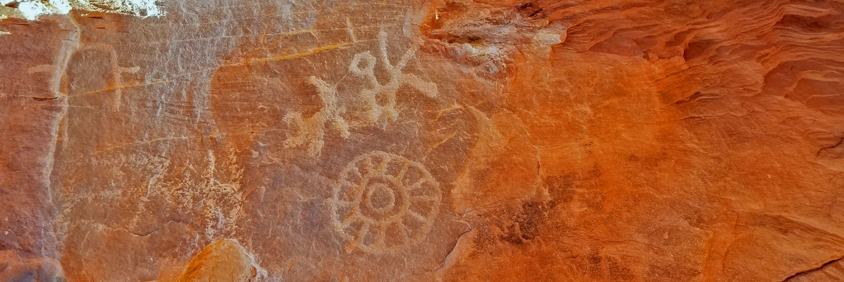 Atlatl Rock Petroglyphs in Valley of Fire State Park, Nevada Slide 3