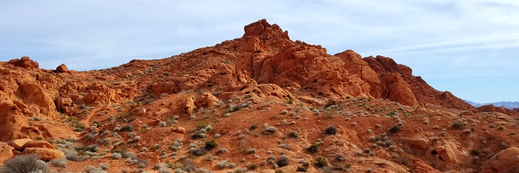 Western View of Elephant Rock Loop in Valley of Fire State Park, Nevada
