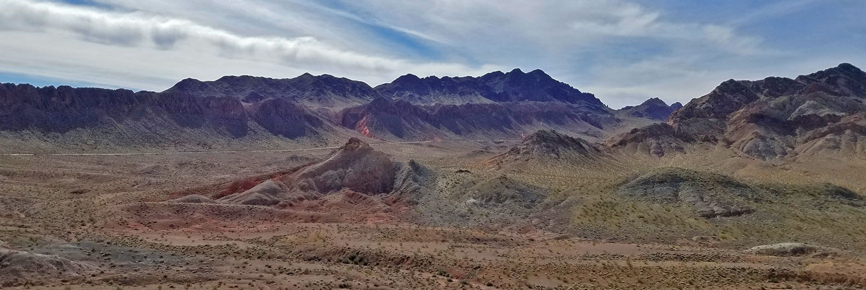 Black Mountains, Jimbalnan Wilderness Area from About Mile 32 On Northshore Road in Lake Mead National Park, Nevada