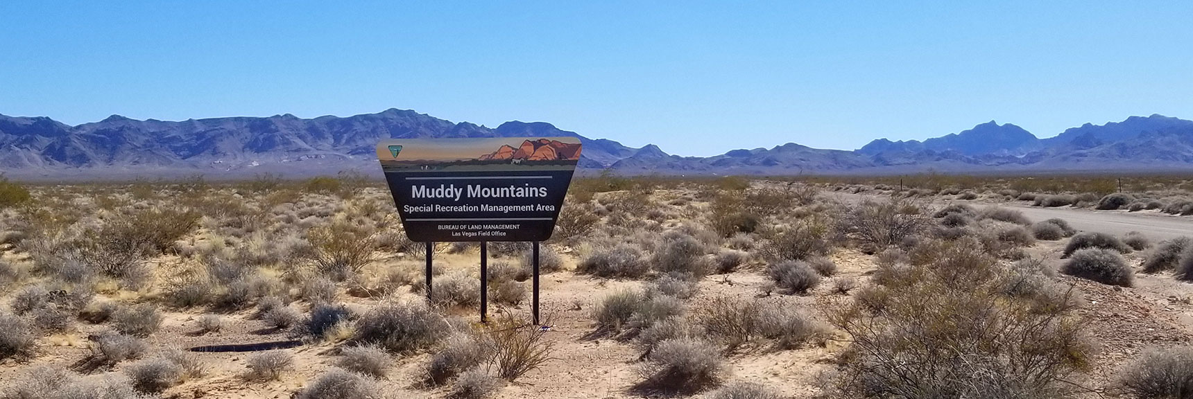 Entrance Sign | Muddy Mountains Wilderness, Nevada