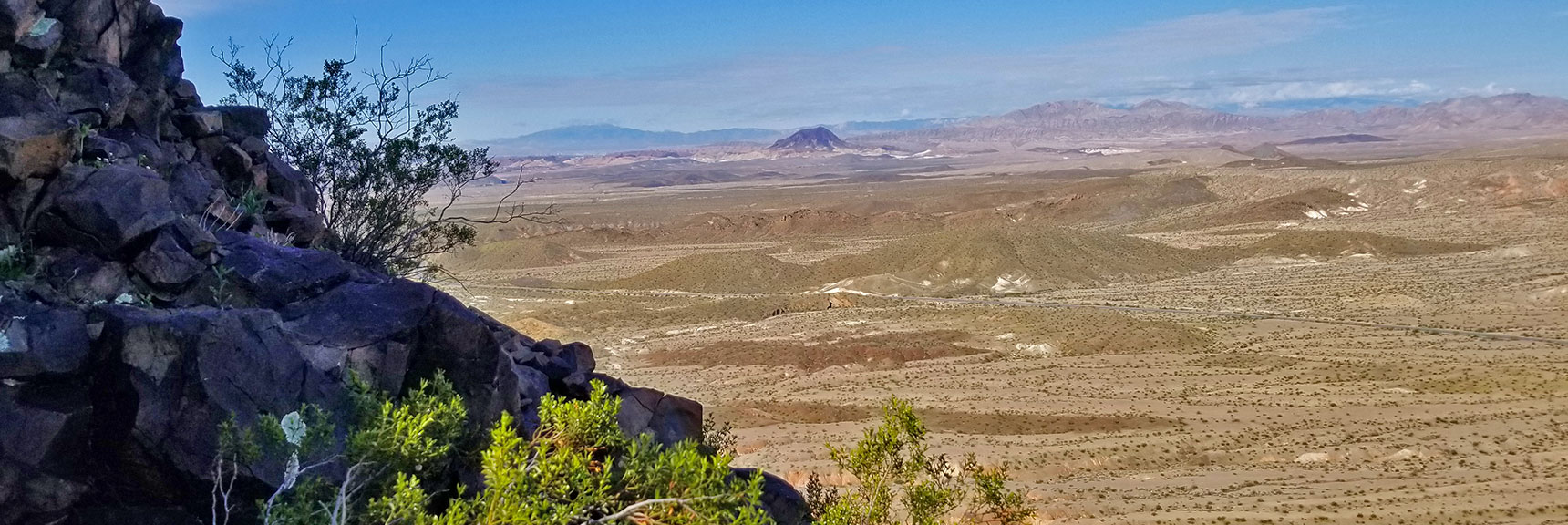 View While Ascending North Western Side of Black Mesa in Lake Mead National Recreation Area, Nevada
