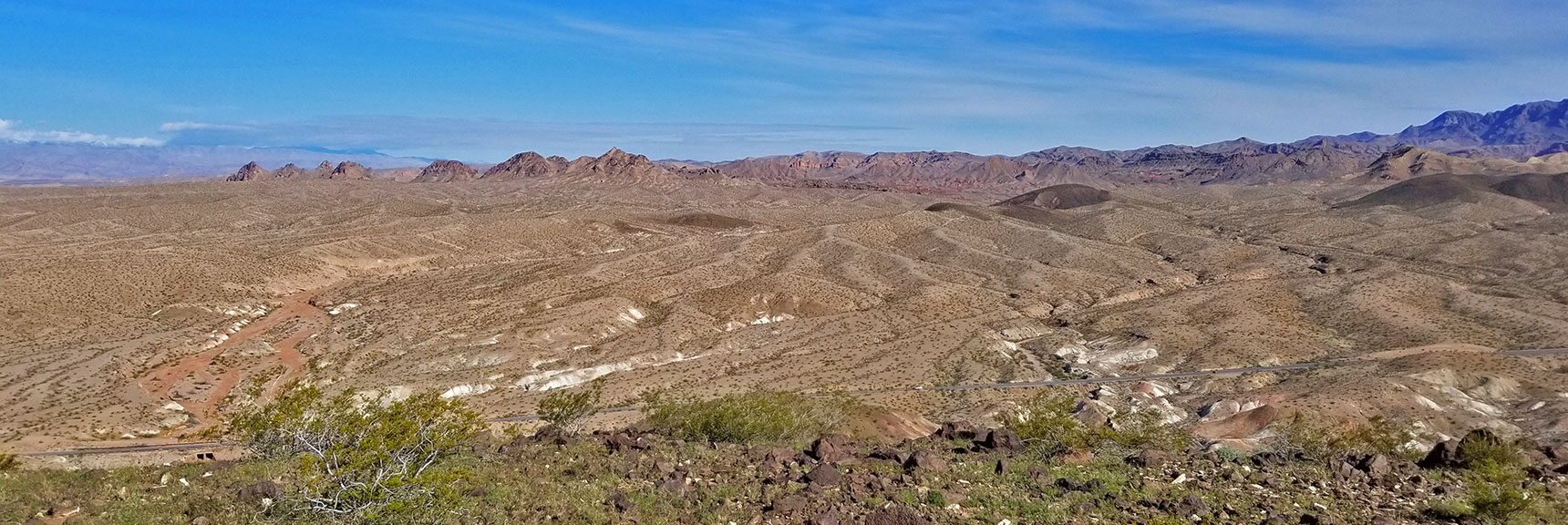 View North Toward Muddy Mountains From Black Mesa in Lake Mead National Recreation Area, Nevada
