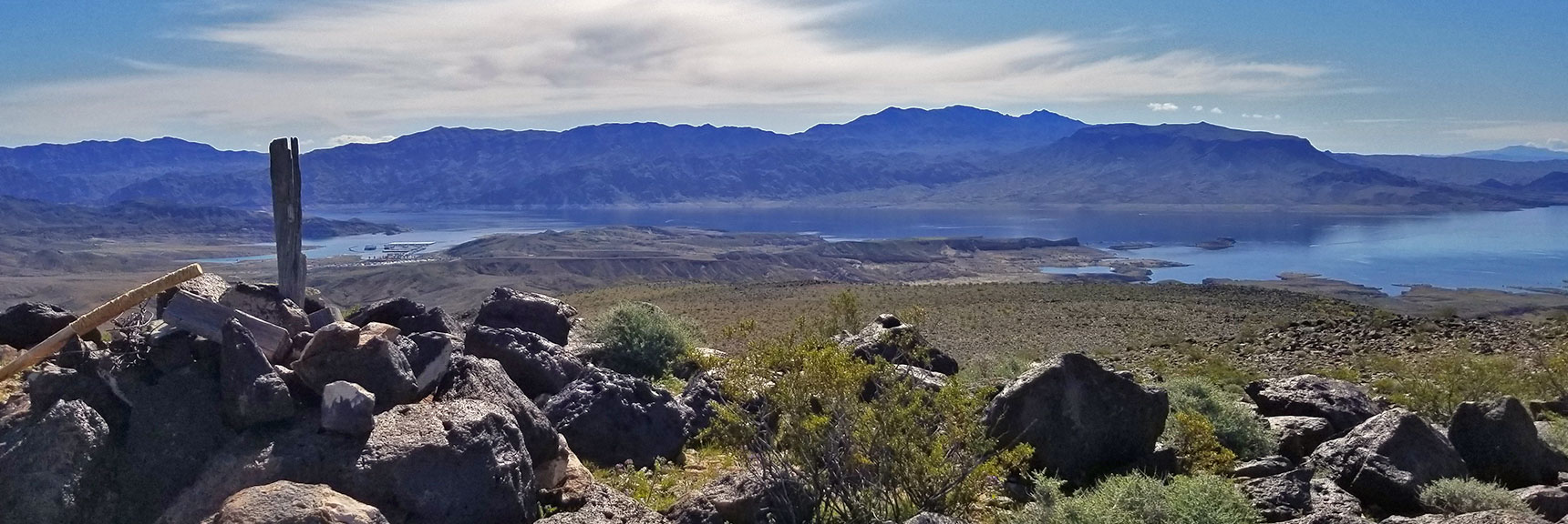 View of Lake Mead from Black Mesa in Lake Mead National Recreation Area, Nevada