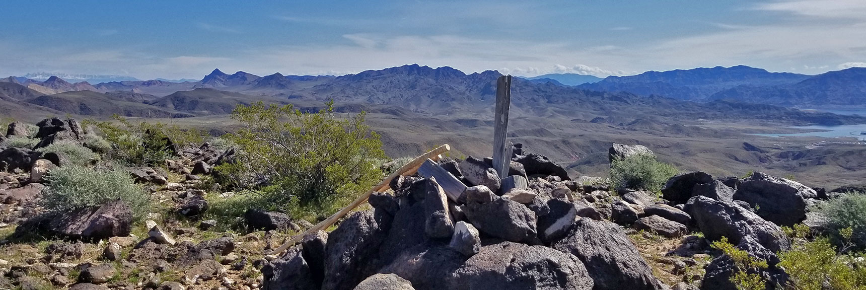 View Toward Jimbilnan Wilderness from Black Mesa in Lake Mead National Recreation Area, Nevada