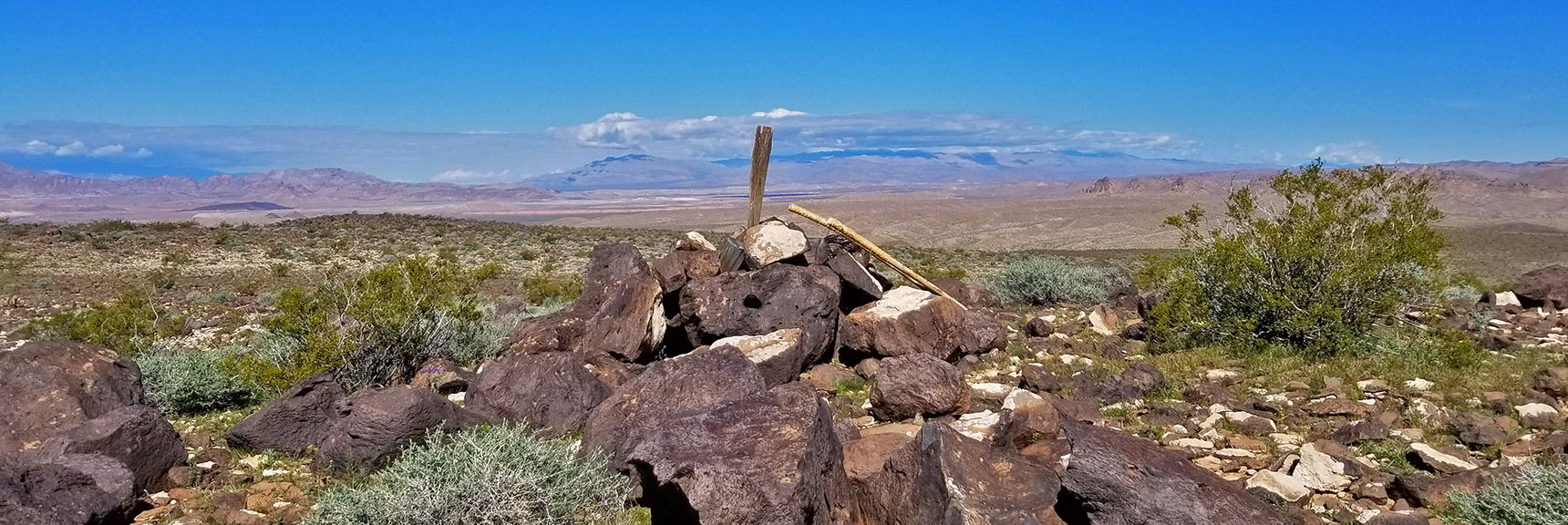View Toward Gass Peak from Black Mesa in Lake Mead National Recreation Area, Nevada