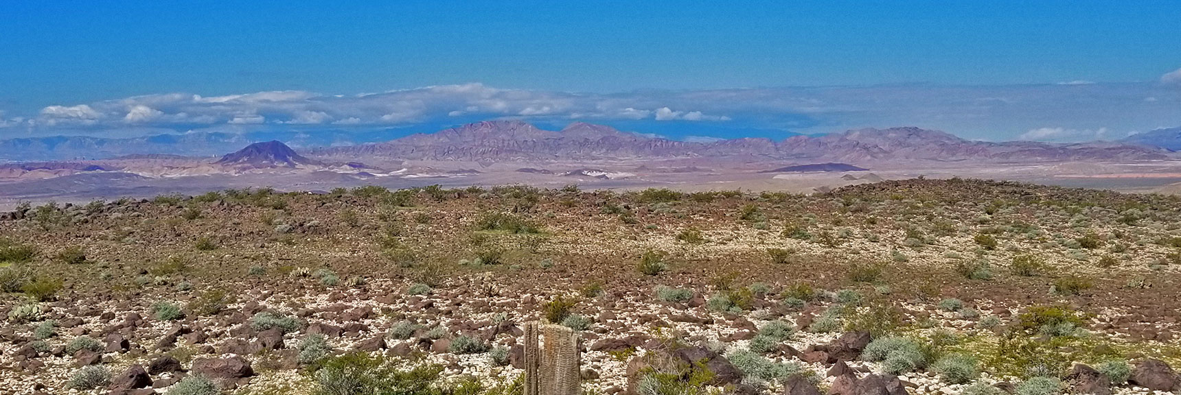 Frenchman Mountain Above Lake Mead National Recreation Area, Nevada, Viewed from Black Mesa Summit