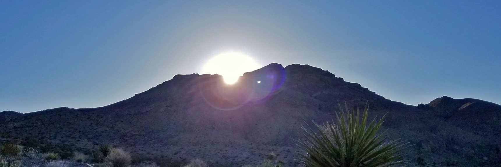 Sunrise Over the West Side of Gass Peak | Gass Peak Eastern Summit Ultra-marathon Adventure, Nevada