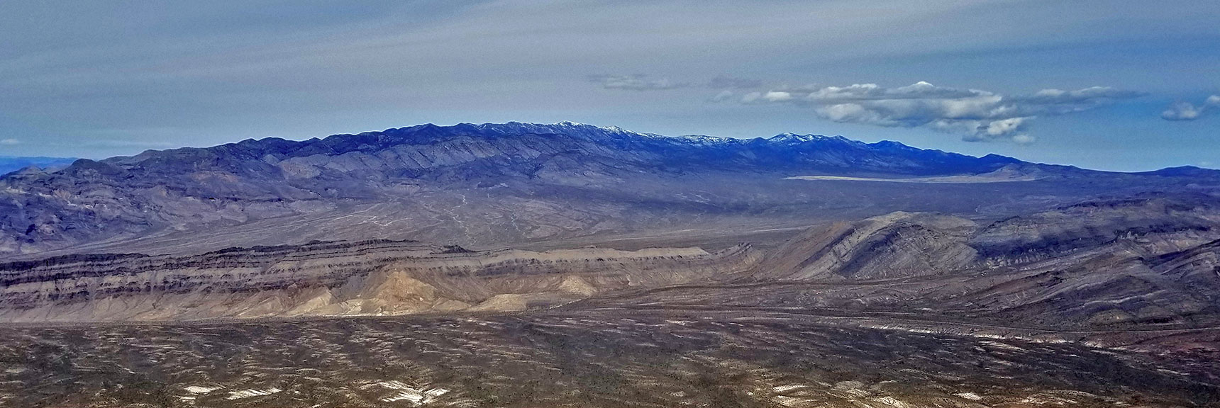View of the Sheep Range from Gass Peak Eastern Summit | Gass Peak Eastern Summit Ultra-marathon Adventure, Nevada
