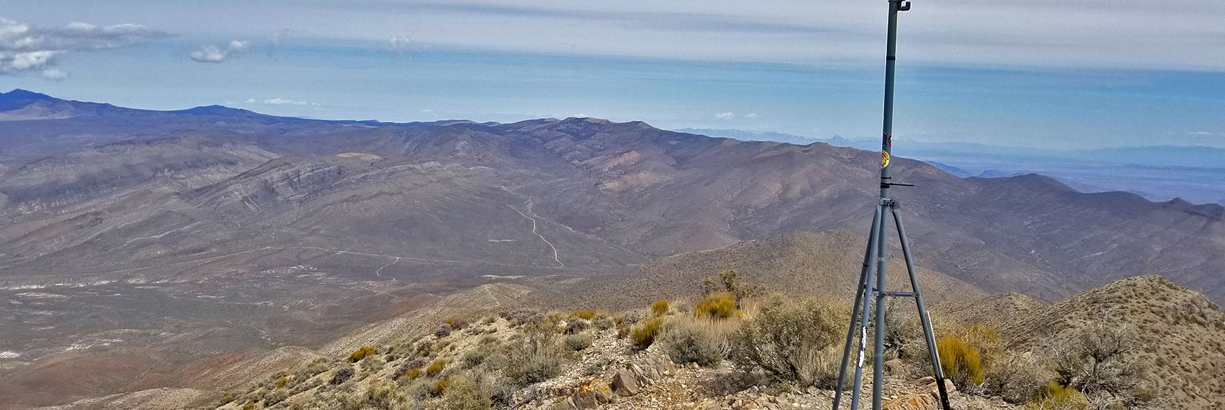 View East from Gass Peak Eastern Summit | Gass Peak Eastern Summit Ultra-marathon Adventure, Nevada