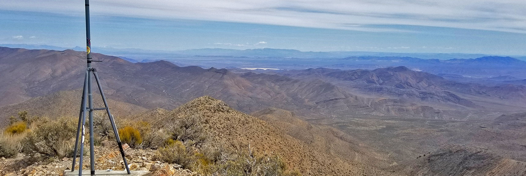 View Southeast from Gass Peak Eastern Summit | Gass Peak Eastern Summit Ultra-marathon Adventure, Nevada