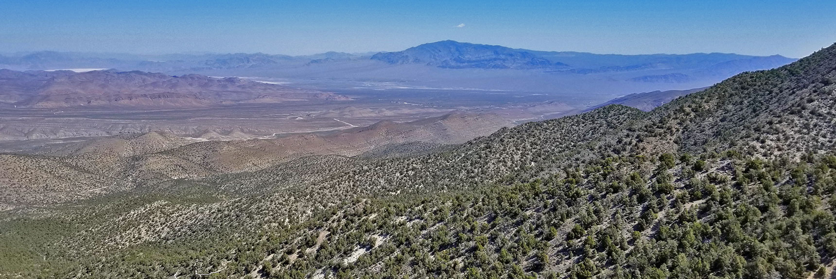 Sheep Range from Just West of El Padre Mountain, La Madre Mountains Wilderness, Nevada