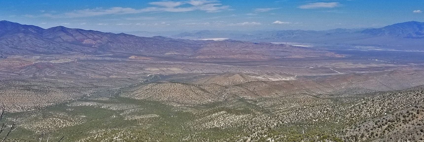 View North from Keystone Thrust Just West of El Padre Mountain, La Madre Mountains Wilderness, Nevada