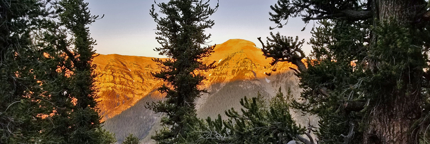 Sunrise View of Charleston Peak from the North Loop Trail | Six Peak Circuit Adventure in the Spring Mountains, Nevada