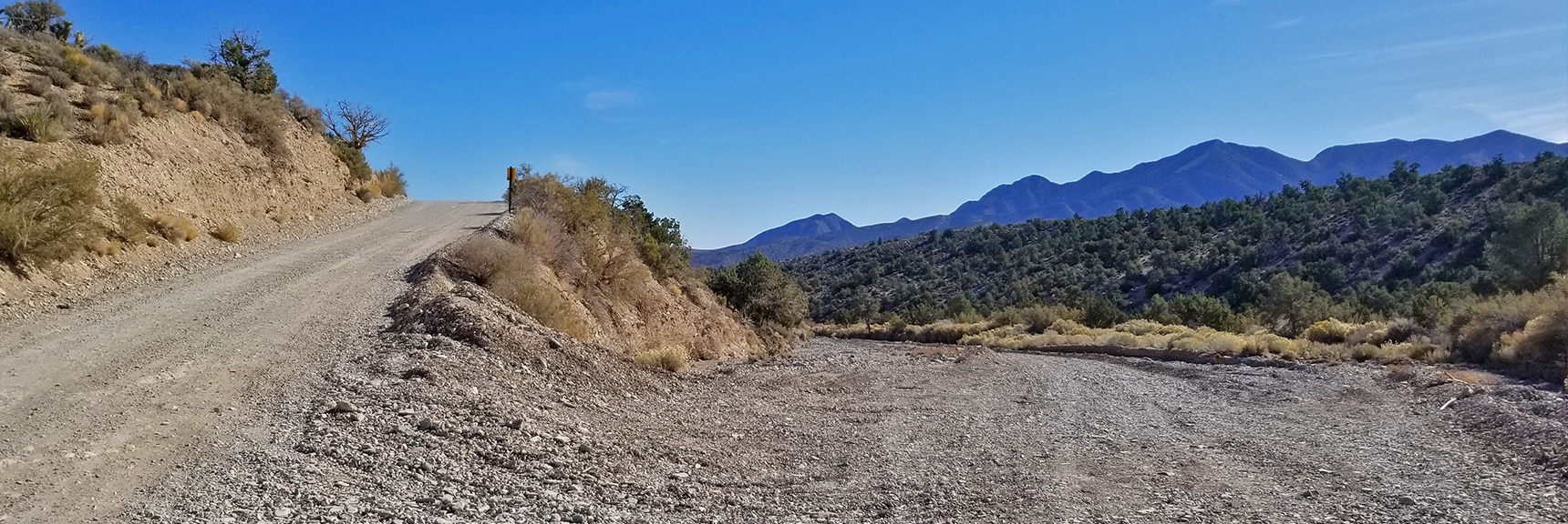 Return Connection with Upper Harris Springs Road (left fork) Toward Kyle Canyon Road | Harris Springs Rd, Harris Mountain Rd | Spring Mountains Wilderness, Nevada