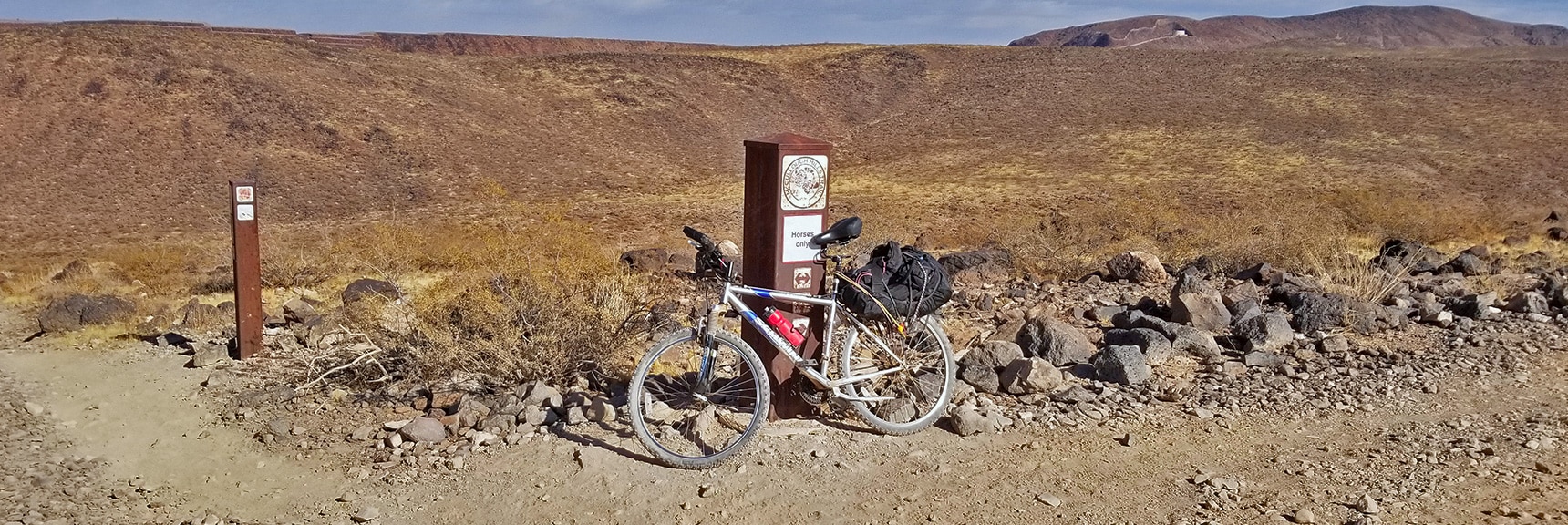 Horse Trail Crossing on the McCullough Hills Trail | McCullough Hills Trail in Sloan Canyon National Conservation Area, Nevada
