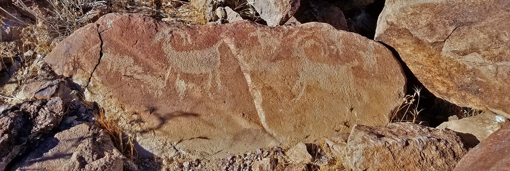 Now the Petroglyphs Appear! | Petroglyph Canyon | Sloan Canyon National Conservation Area, Nevada