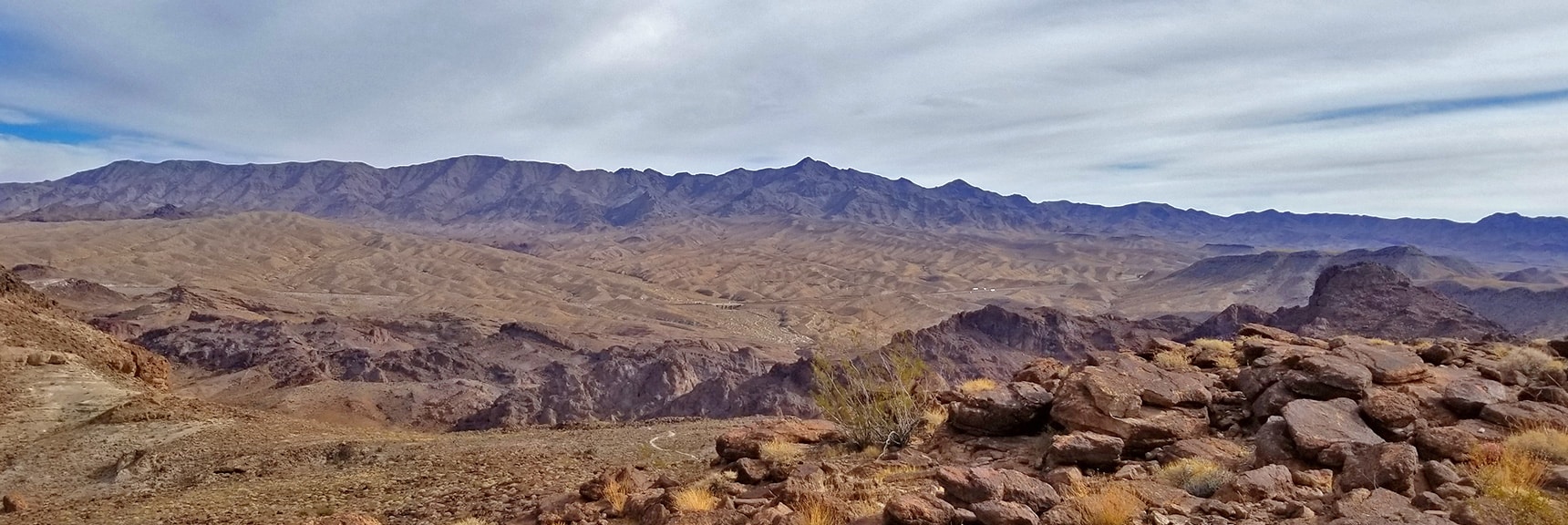 View East Across Canyon to Black Mts. Mt. Wilson High Point. | Arizona Hot Spring | Liberty Bell Arch | Lake Mead National Recreation Area, Arizona