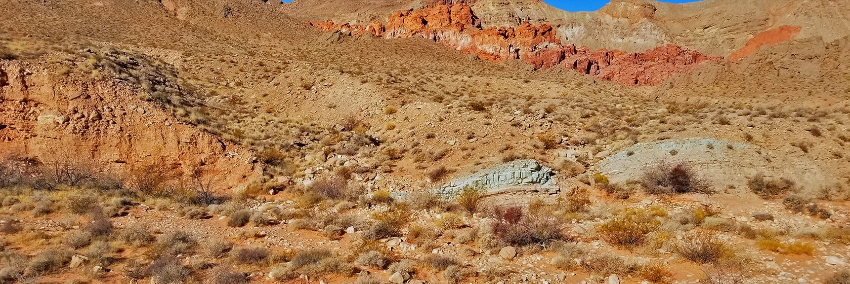 Trail Descends to the Wash Leading to Bowl of Fire | Bowl of Fire, Lake Mead National Recreation Area, Nevada