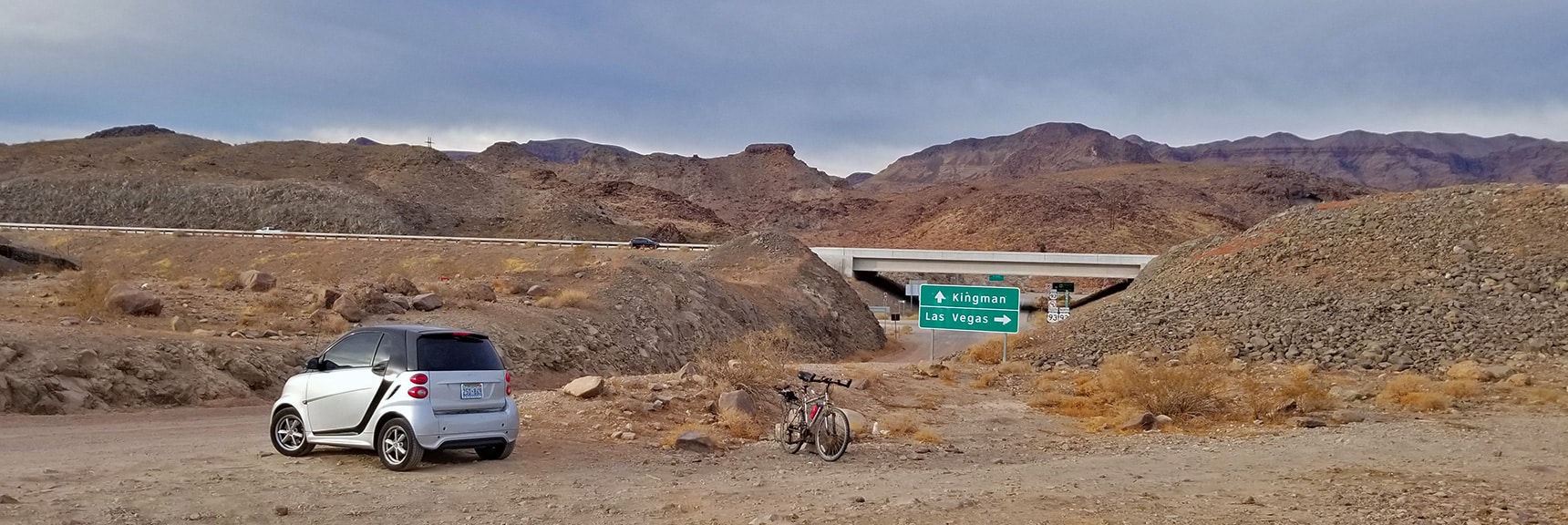 The Adventure Begins at Hwy 93 & Kingman Wash Rd | Fortification Hill | Lake Mead National Recreation Area, Arizona