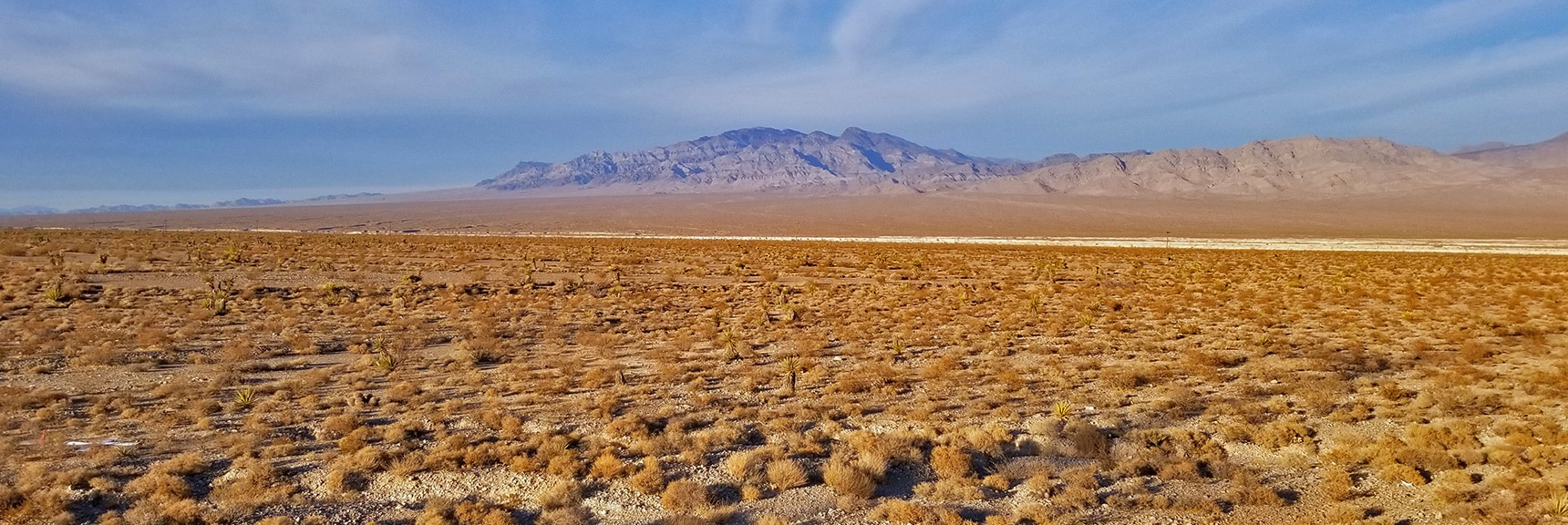 View North of Moccasin Toward Sheep Range | Snapshot of Las Vegas Northern Growth Edge on January 3, 2021