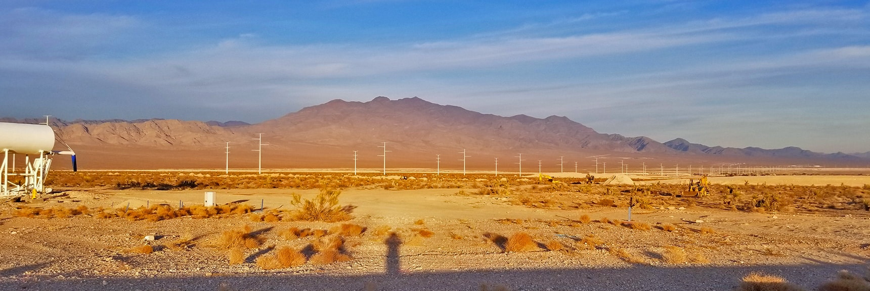 View from Skye Point Dr Toward Gass Peak | Snapshot of Las Vegas Northern Growth Edge on January 3, 2021
