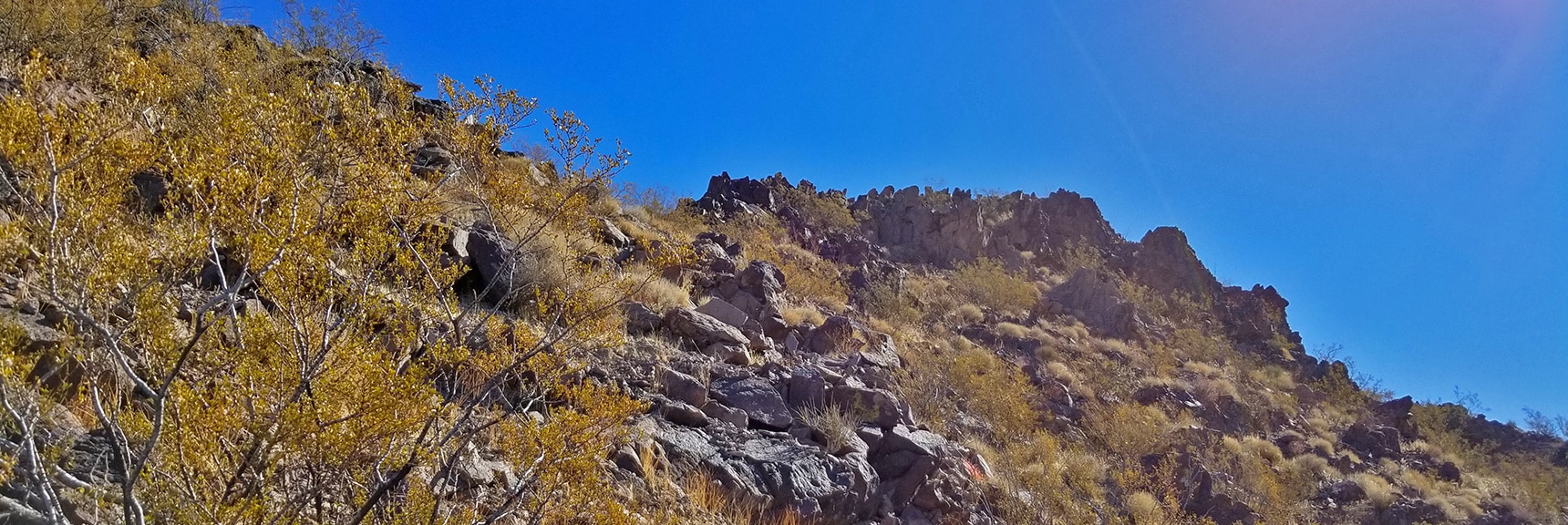 Nearing the First Summit in the High Points Around Hamblin Mt. | Hamblin Mountain, Lake Mead National Conservation Area, Nevada
