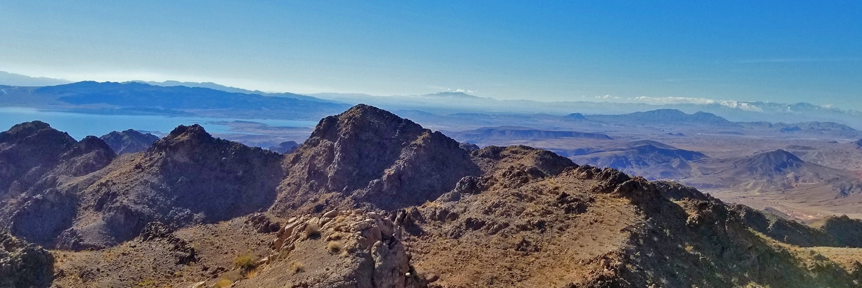 Lake Mead and Frenchman Mt Viewed from Hamblin Mt. Summit | Hamblin Mountain, Lake Mead National Conservation Area, Nevada