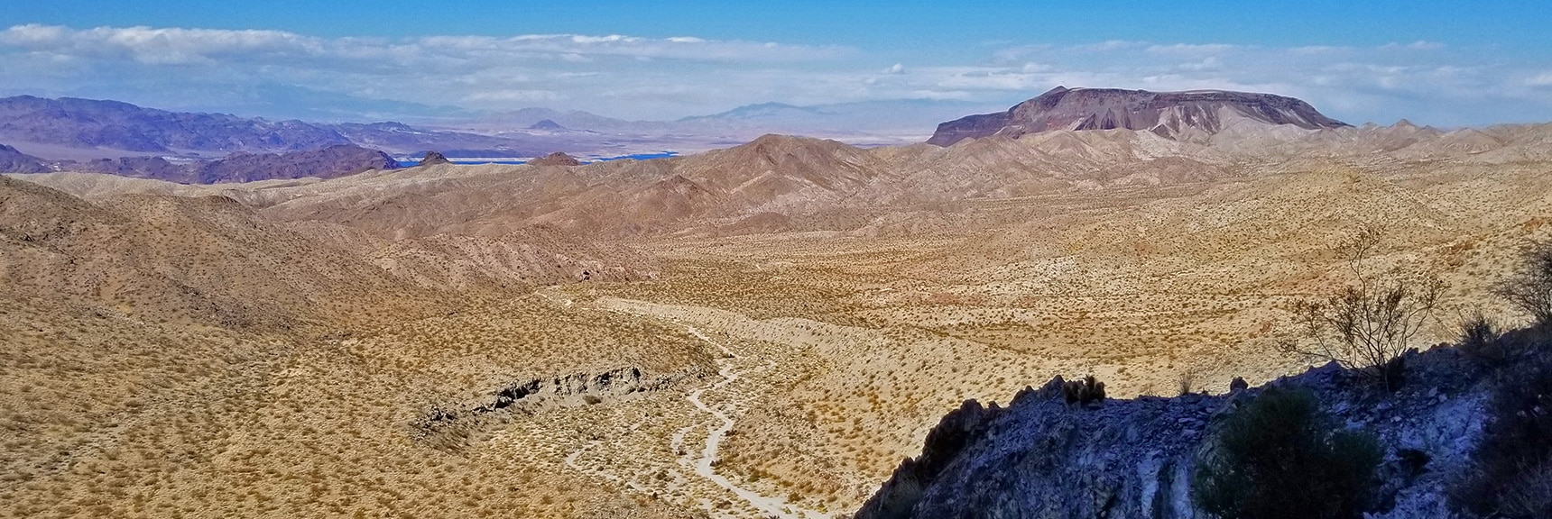 Horse Thief Canyon Road, Fortification Hill, Lake Mead, Frenchman Mt. Beyond | Mt Wilson, Black Mountains, Arizona, Lake Mead National Recreation Area
