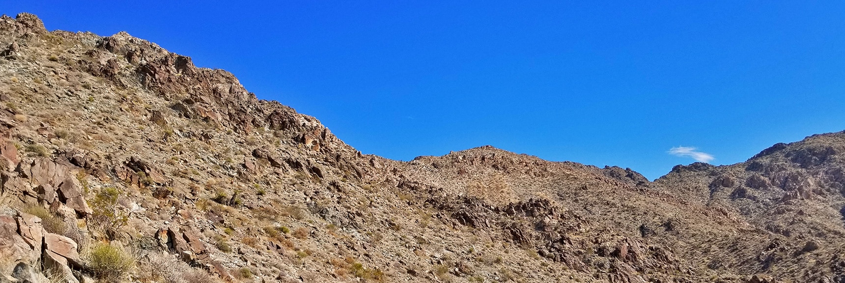 Ridge System Leading Further Upward Toward Mt. Wilson | Mt Wilson, Black Mountains, Arizona, Lake Mead National Recreation Area