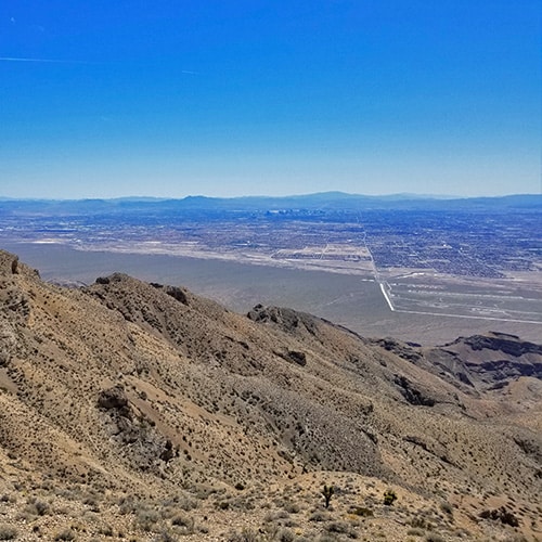 Mid-Summit Ridge | Gass Peak | Desert National Wildlife Refuge | Nevada