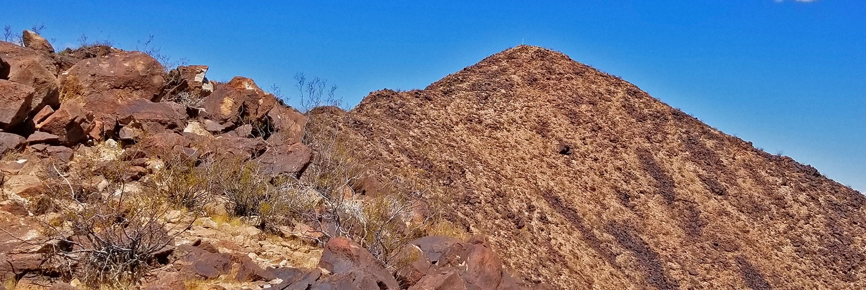 Summit Viewed from Part Way Down the South Ridge | Lava Butte | Lake Mead National Recreation Area, Nevada
