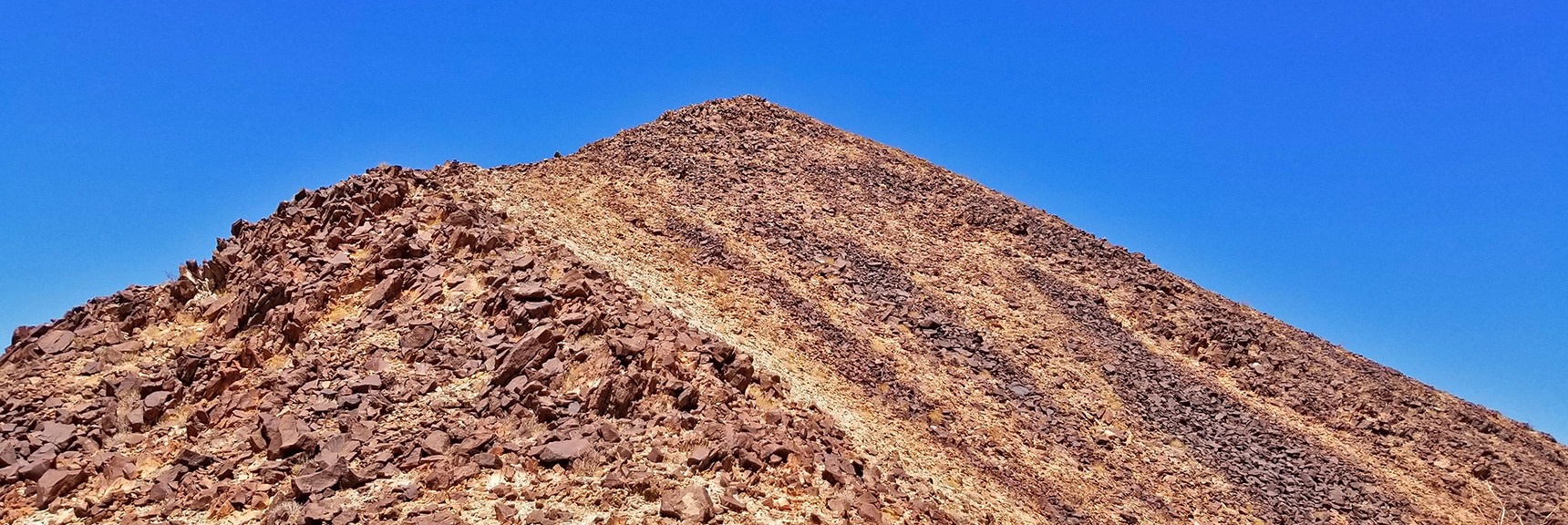 View Back up the South Ridge from Midway Down | Lava Butte | Lake Mead National Recreation Area, Nevada