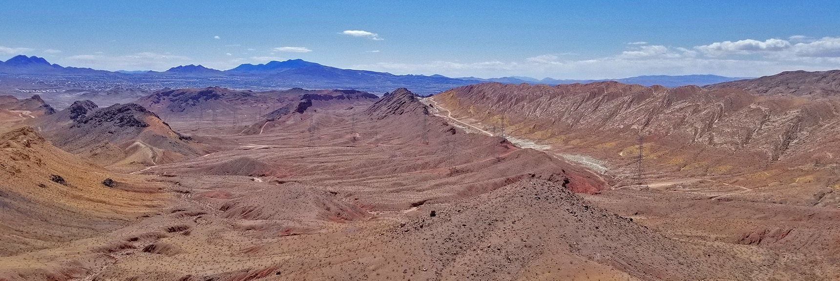 View South from Midway Down the SW Traverse Route | Lava Butte | Lake Mead National Recreation Area, Nevada