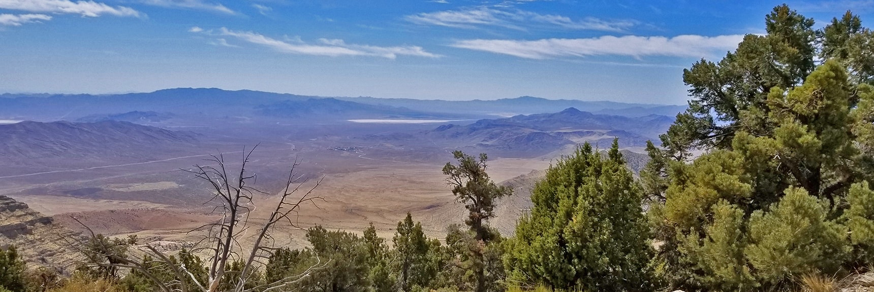Panorama View Back Down the Upper Ridge | Potosi Mountain Spring Mountains Nevada