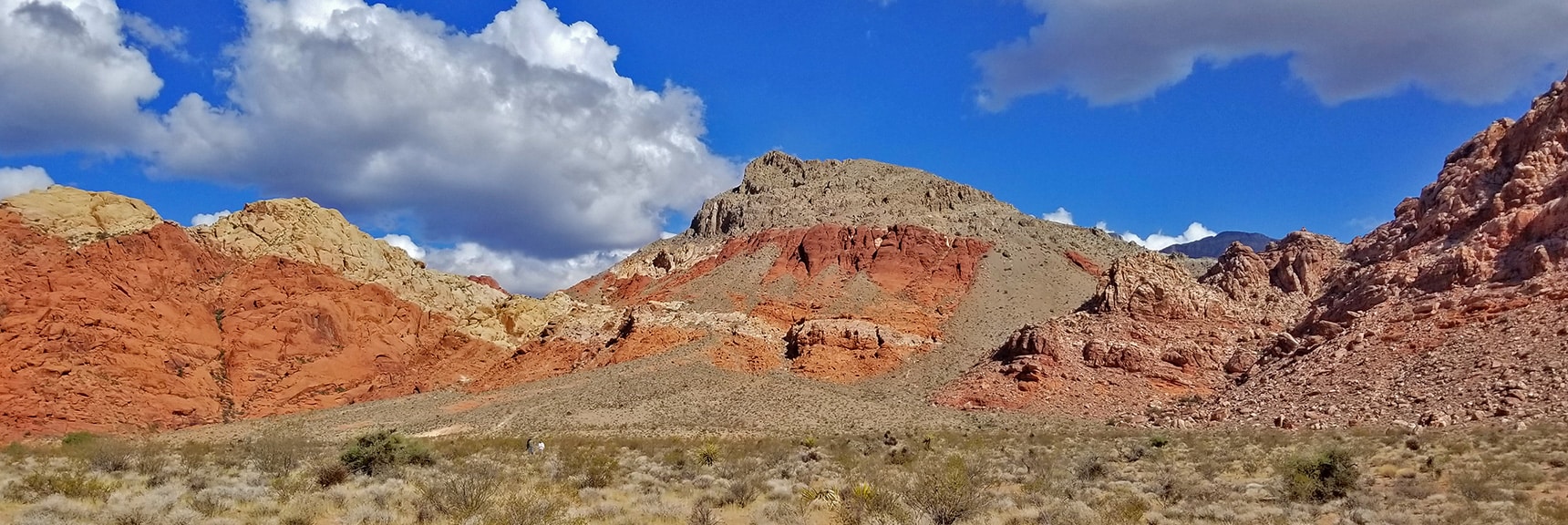 View Toward Hell Hill Trail and Pink Goblin Pass | Kraft Mountain Loop | Calico Basin, Nevada