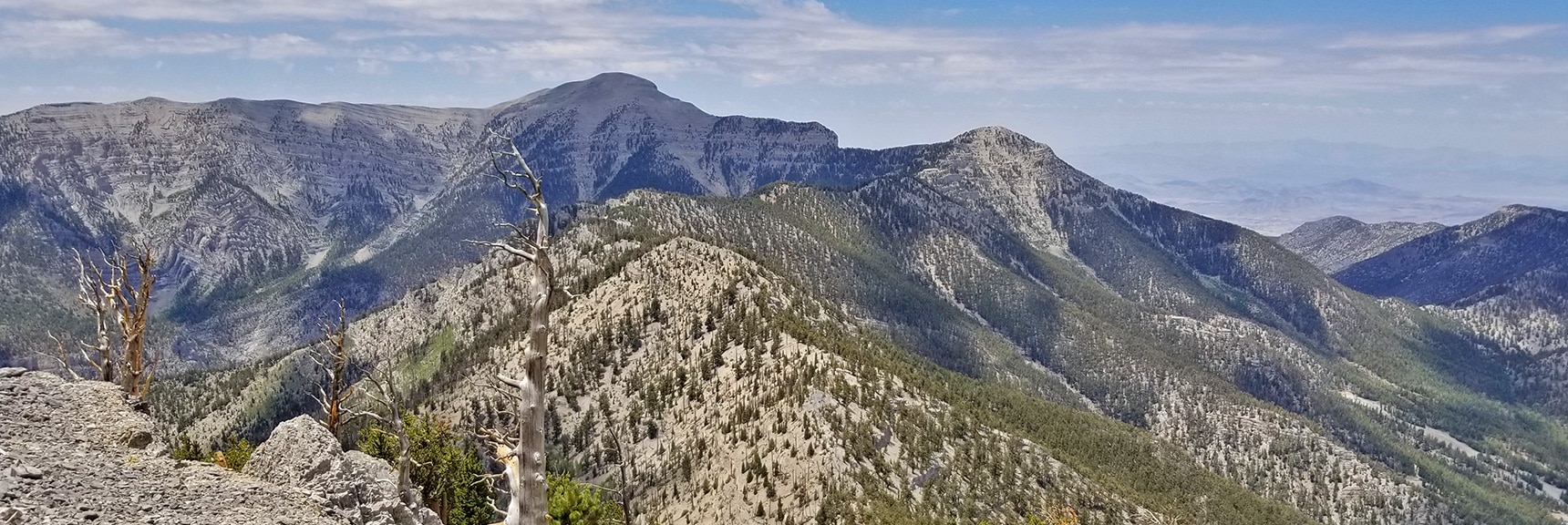 The North Ridge of Kyle Canyon is an Upper Approach to Lee Peak and Charleston Peak | Mummy Mountain NW Cliffs | Mt Charleston Wilderness | Spring Mountains, Nevada