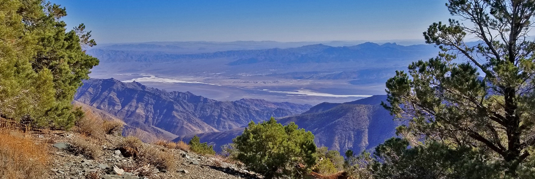 Death Valley, Furnace Creek Area, Viewed from Wildrose Peak Final Summit Approach | Wildrose Peak | Panamint Mountain Range | Death Valley National Park, California