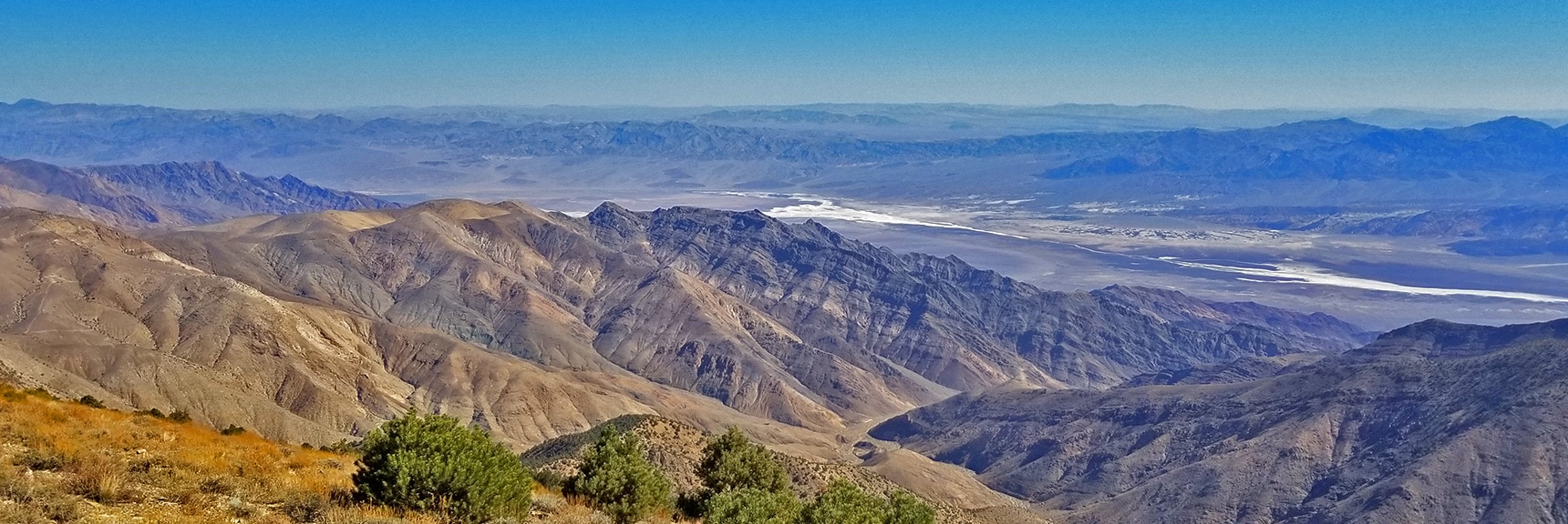 View Northeast to Death Valley from Wildrose Peak Summit | Wildrose Peak | Panamint Mountain Range | Death Valley National Park, California