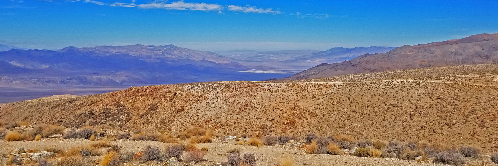 View Down Toward Stovepipe Wells Area and Northern Death Valley | Skidoo Stamp Mill, Panamint Mountains, Death Valley National Park, CA