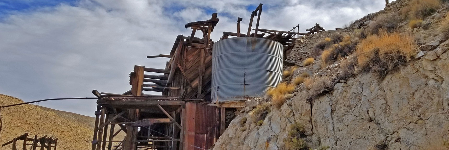 Upper Mid Section of Skidoo Stamp Mill | Skidoo Stamp Mill, Panamint Mountains, Death Valley National Park, CA