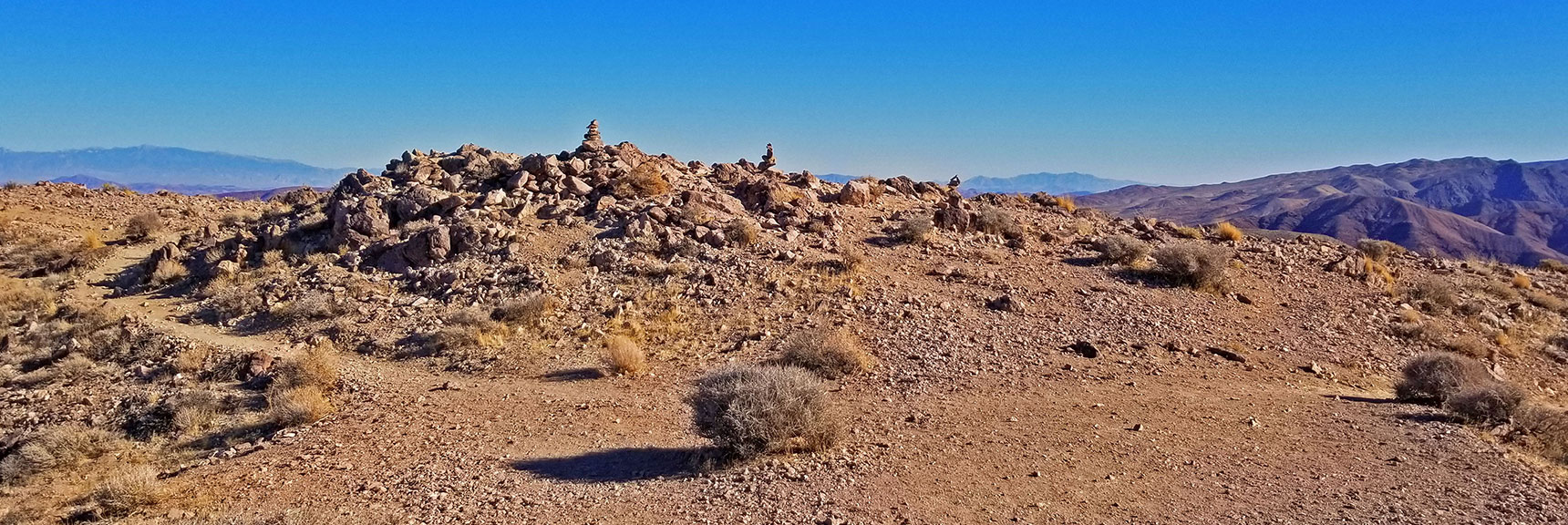 Cairns on a High Point on Dante's Ridge | Dante's View to Mt. Perry | Death Valley National Park, CA