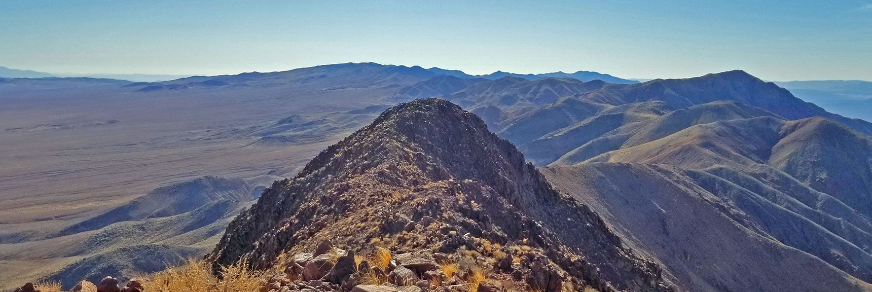 Descending from Mt. Perry Summit Toward Dante's View | Dante's View to Mt. Perry | Death Valley National Park, CA
