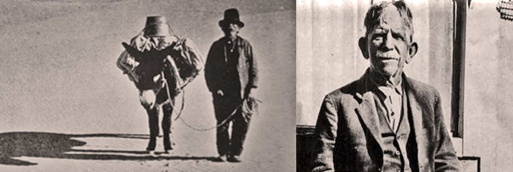 Shorty Harris, Old Time California Gold Prospector | Eureka Mine, Harrisburg, Cashier Mill, Death Valley, California