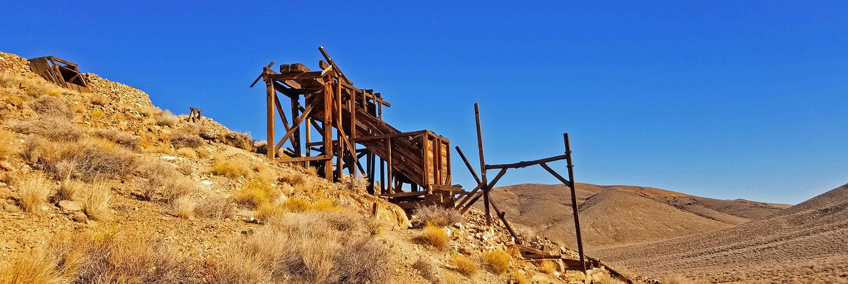 Side View of Cashier Mill | Eureka Mine, Harrisburg, Cashier Mill, Death Valley, California