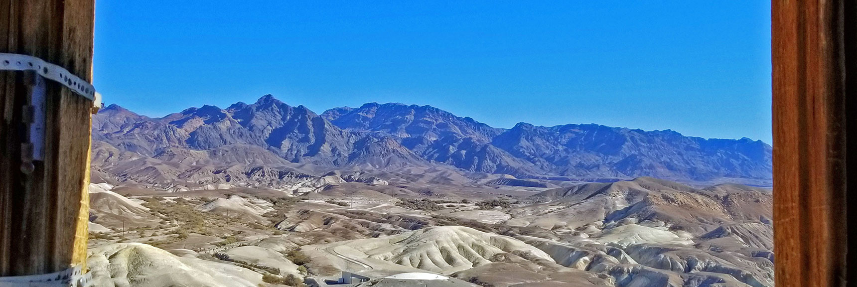 Funeral Mountains to the East Viewed from Within the Tea House | Tea House & Table Rock Circuit | Furnace Creek | Death Valley National Park, California